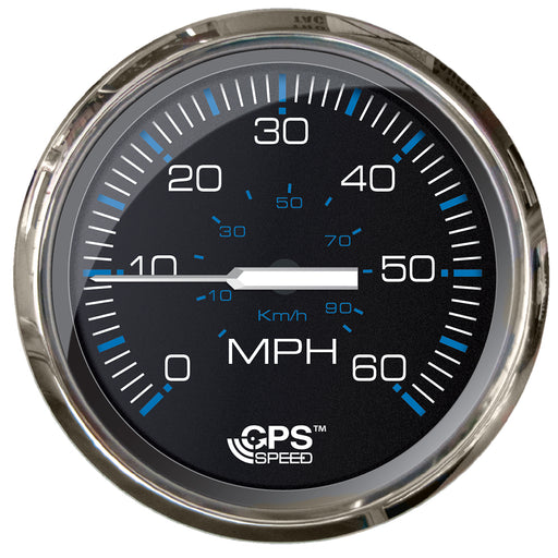 Faria Chesepeake Black 4 Studded Speedometer  60MPH GPS 33749