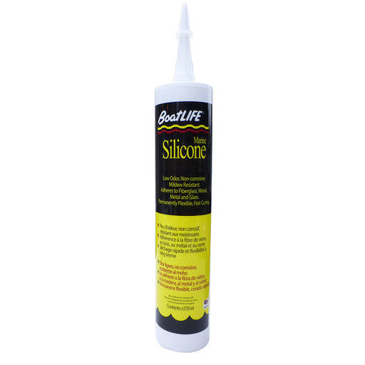 BoatLIFE Silicone Rubber Sealant Cartridge  Black 1152