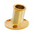 Whitecap TopMounted Flag Pole Socket Polished Brass  34 ID S5001B