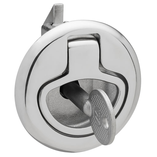 Whitecap Slam Latch Stainless Steel Locking Ring Pull 6136C
