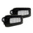 RIGID Industries SRQ PRO Back Light Kit  Flush Mount Diffused  Pair  Black 980033