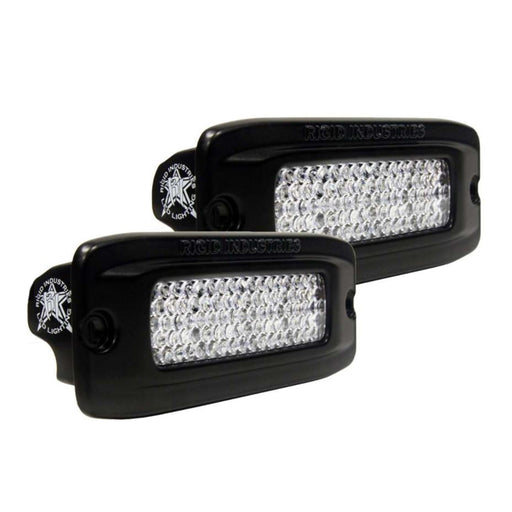 RIGID Industries SRQ PRO Back Light Kit  Flush Mount Diffused  Pair  Black 980033