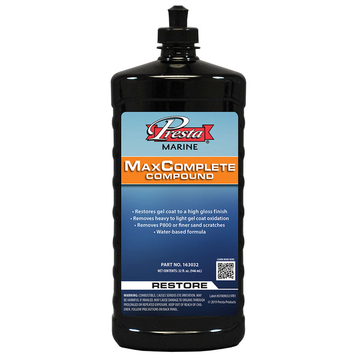 Presta MaxComplete Compound  32oz 163032