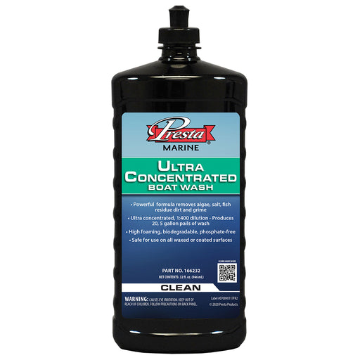 Presta Marine Ultra Concentrated Boat Wash  32oz 166232