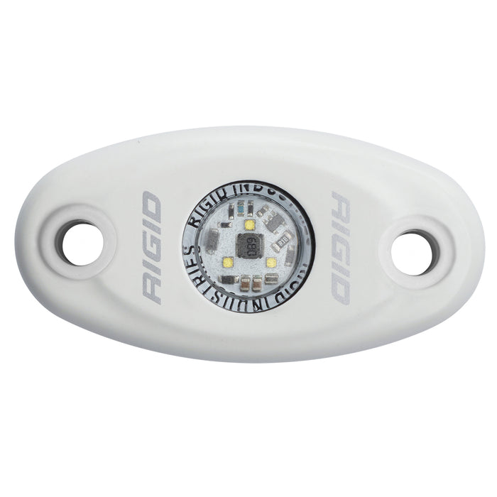 RIGID Industries ASeries White Low Power LED Light  Single  White 480153