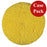 Presta Rotary Blended Wool Buffing Pad  Yellow Medium Cut  Case of 12 890142CASE