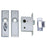 Perko Mortise Latch Set wTurn Button 0960DP0CHR