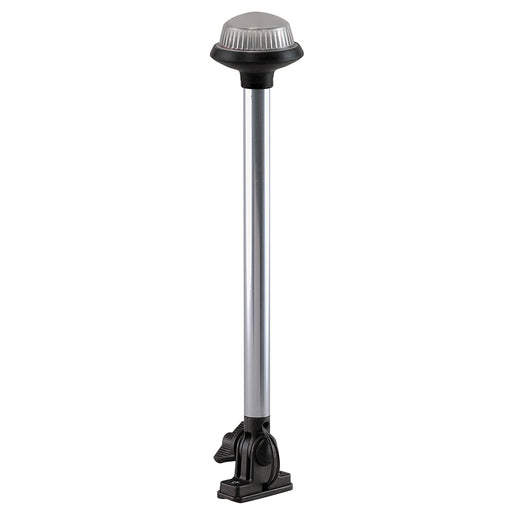 Perko Fold Down AllRound Frosted Globe Pole Light  Vertical Mount  White 1637DP0CHR
