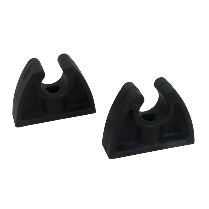 Perko Pole Storage Clips  Black  Pair 0477DP0BLK