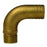 GROCO 1 NPT x 118 ID Bronze Full Flow 90 Elbow Pipe to Hose Fitting FFC1125