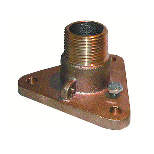 GROCO 2 Bronze NPS to NPT Flange Adapter IBVF2000
