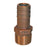 GROCO 114 NPT x 114 ID Bronze Pipe to Hose Straight Fitting PTH1250