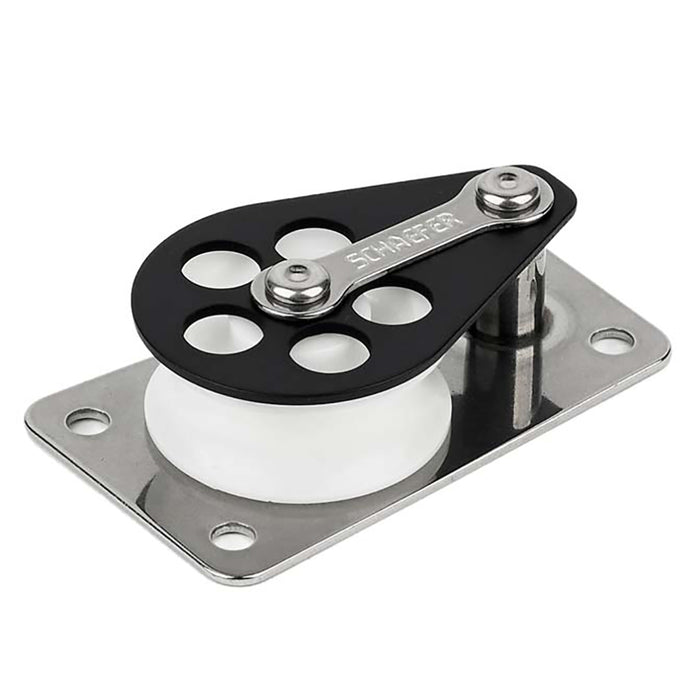 Schaefer Series 3 Flat BaseAlum CheekDelrin Sheave 30309