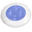 Hella Marine Blue LED Round Courtesy Lamp  White Bezel  24V 980503241