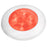 Hella Marine Red LED Round Courtesy Lamp  White Bezel  24V 980508241