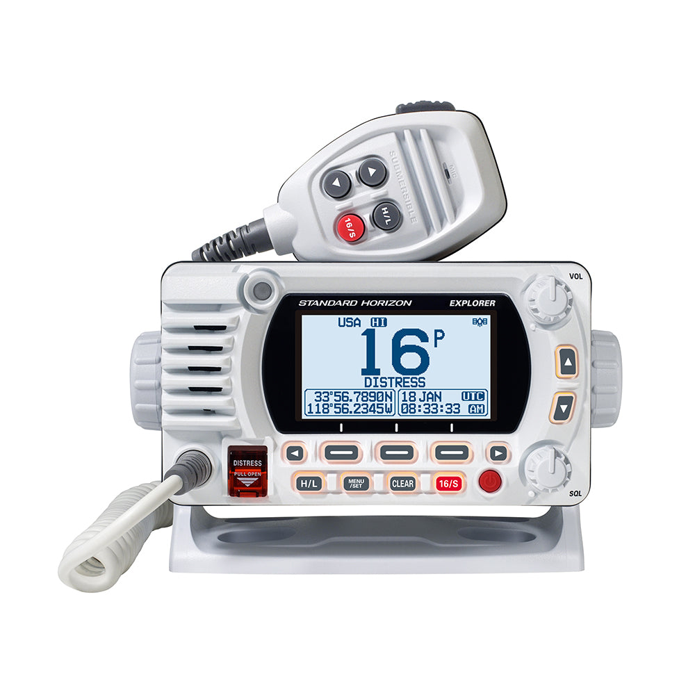 Standard Horizon GX1850 Fixed Mount VHF  NMEA 2000  White GX1850W