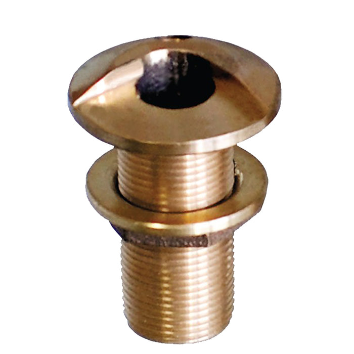 GROCO 1 Bronze High Speed ThruHull Fitting wNut HSTH1000W