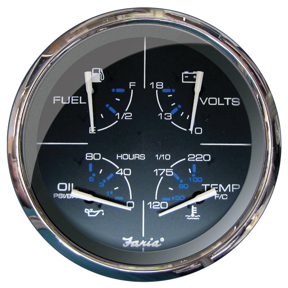 Faria Chesapeake Black 5 Multifunction Gauge 33762