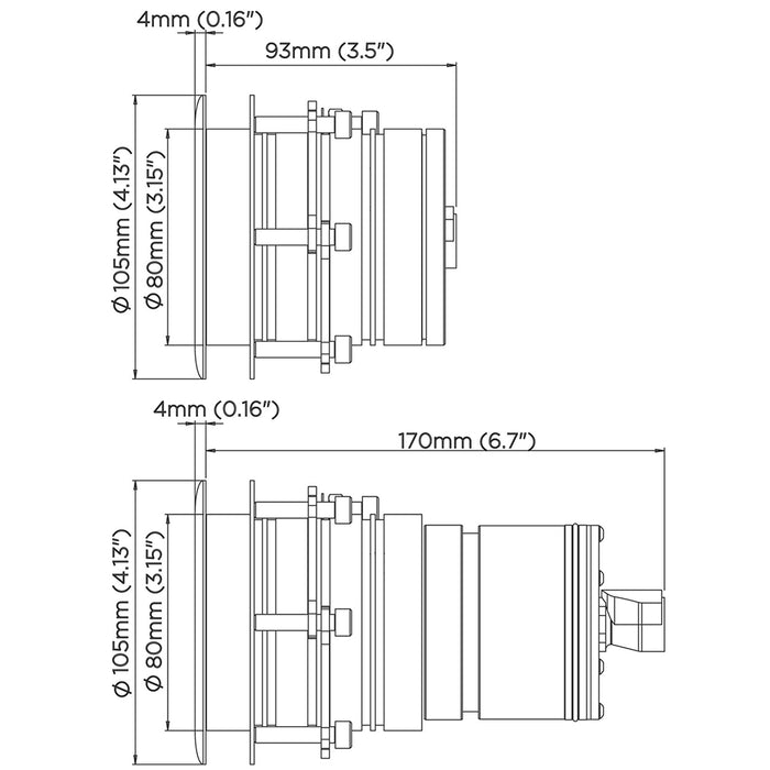 OceanLED Explore E3 XFM Ultra Underwater Light  Midnight Blue E3009B