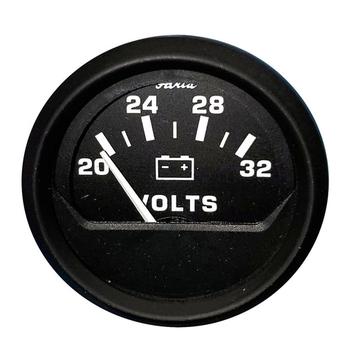 Faria Euro Black 2 Voltmeter 2032 V 12860