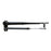 Marinco Wiper Arm Deluxe Black Stainless Steel Pantographic  1722 Adjustable 33037A