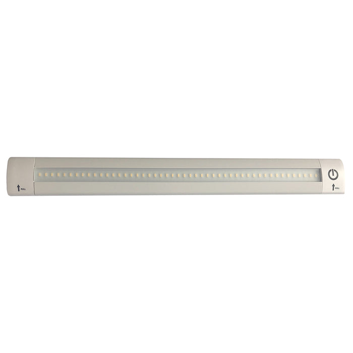 Lunasea 12 Adjustable Linear LED Light wBuiltIn Touch Dimmer Switch  Cool White LLB32KC0100
