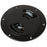 SeaDog QuarterTurn Smooth Deck Plate wInternal Collar  Black  8 3363851