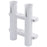 SeaDog Two Pole Side Mount Rod Storage Rack  White 3250281