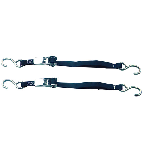 Rod Saver Stainless Steel Ratchet TieDown  1 x 4  Pair SSRTD4