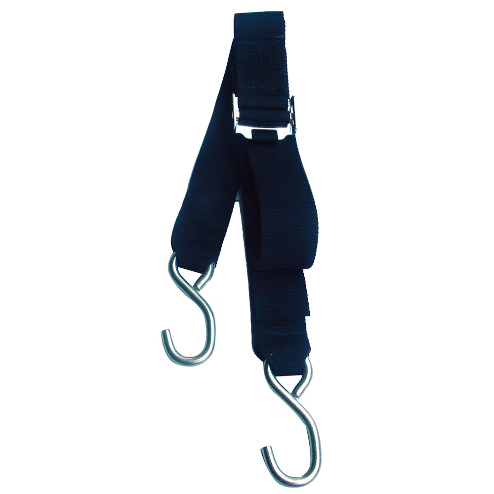 Rod Saver Stainless Steel Roller Buckle Gunwale TieDown  2 x 13 SSGW213