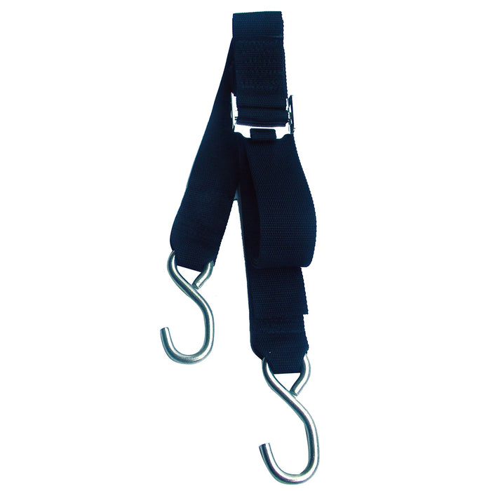 Rod Saver Stainless Steel Roller Buckle Gunwale TieDown  2 x 13 SSGW213