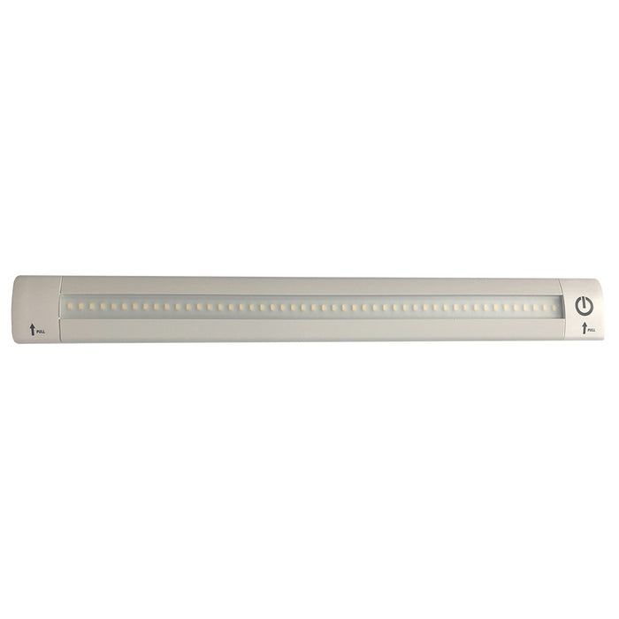 Lunasea LED Light Bar  BuiltIn Dimmer Adjustable Linear Angle 12 Length 24VDC  Warm White LLB32KW1100