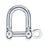 Harken 8mm High Resistance D Shackle 2116