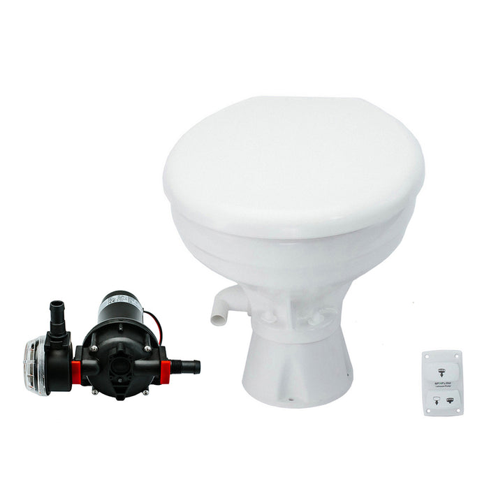 Johnson Pump AquaT Toilet Silent Electric Comfort  12V wPump 804723201