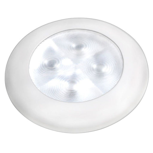 Hella Marine Courtesy Light  Warm White wWhite Rim 980500741