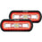 RIGID Industries SRL Series Surface Mount Spreader Light  Black Housing  Red Halo 53122