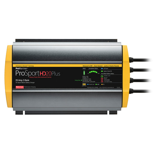 ProMariner ProSportHD 20 Plus Gen 4  20 Amp  3 Bank Battery Charger 44021