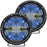 RIGID Industries 360Series 6 LED OffRoad Fog Light Spot Beam wBlue Backlight  Black Housing 36202