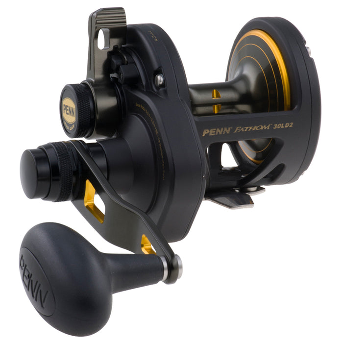 PENN FTH30LD2 Fathom Lever Drag 2 Speed Conventional Reel 1292933
