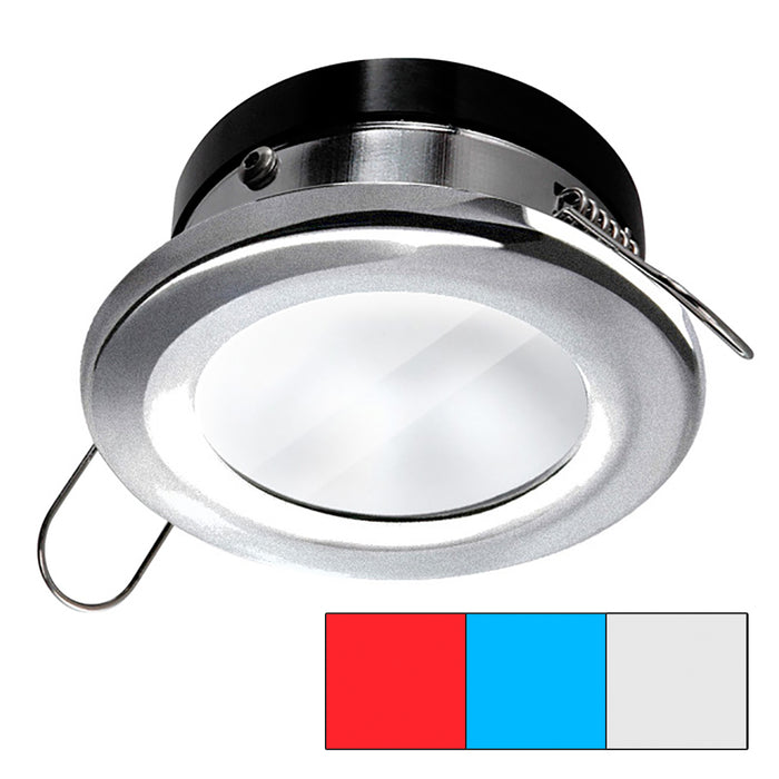 i2Systems Apeiron A1120 Spring Mount Light  Round  Red Cool White  Blue  Brushed Nickel A1120Z41HAE