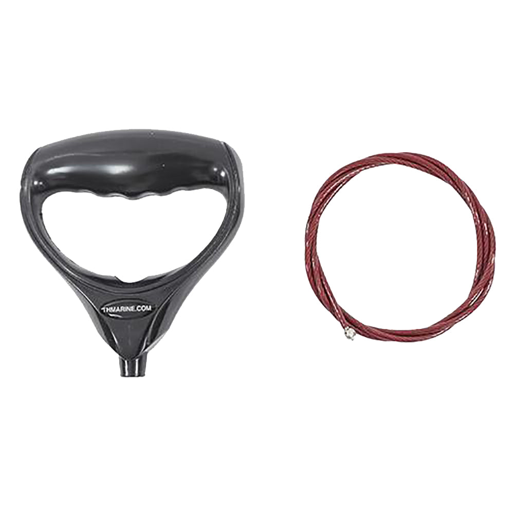 TH Marine GForce Trolling Motor Handle  Cable  Black GFH1GDP
