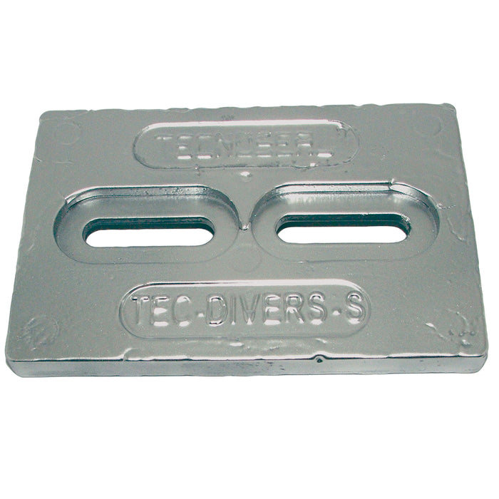 Tecnoseal Mini Aluminum Plate Anode 6 x 4 x 12 TECDIVERSSAL