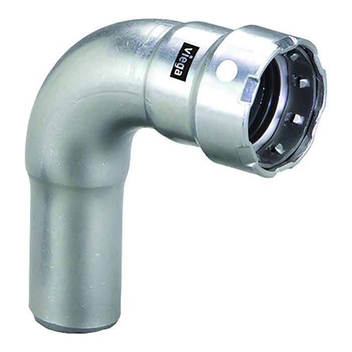 Viega MegaPress 12 90 Stainless 304 Elbow  StreetPress Connection  Smart Connect Technology 95030