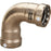 Viega MegaPress 1 90 Copper Nickel Elbow  Double Press Connection  Smart Connect Technology 88010