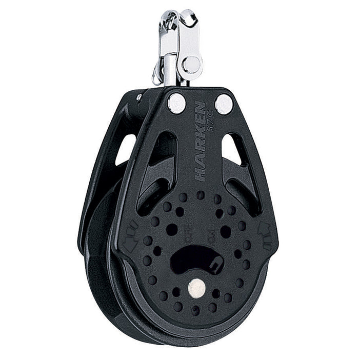 Harken 57mm Carbo Single Ratchet Block wSwivel 2135