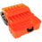 Plano 2Tray Tackle Box wDual Top Access  Smoke  Bright Orange PLAMT6221
