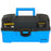 Plano 3Tray Tackle Box wDual Top Access  Smoke  Bright Blue PLAMT6231