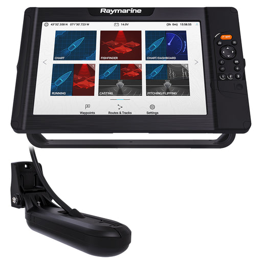 Raymarine Element 12 HV Combo wHV100 Transom Mount Transducer  Lighthouse North America Chart E7053605102