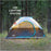 Coleman OneSource Rechargeable 4Person Camping Dome Tent wAirflow System  LED Lighting 2000035457