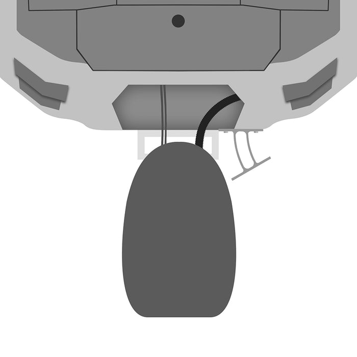 Minn Kota Raptor Direct Mount Angle Bracket  White 1810376